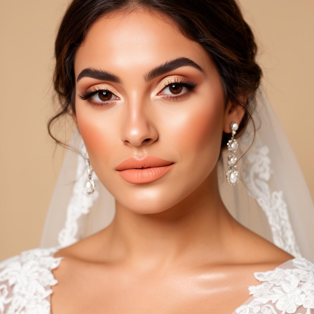 Maquillaje de novia luminoso